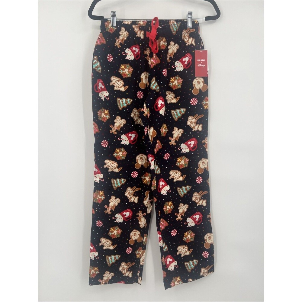 NEW Old Navy x Disney Women’s X Small Flannel Pajama Pants - Mickey Mouse Print